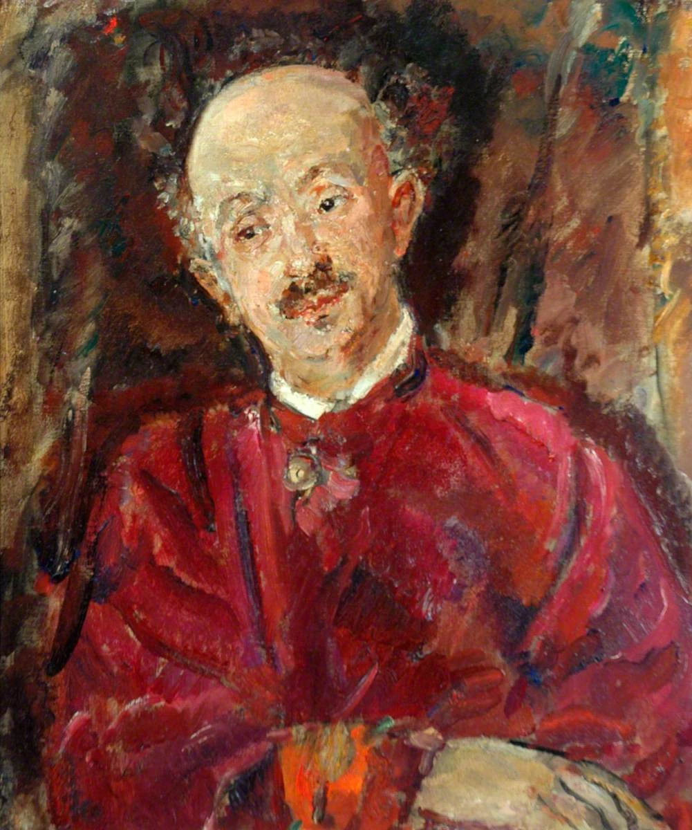 Ethel Walker - Ritratto di Misha Oved, Cameo Corner (Il gioielliere poeta), Scarborough Art Gallery, Scarborough Museums and Galleries